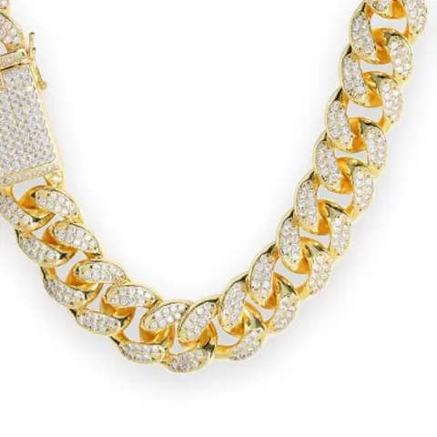 Heavy Pave Cuban Chain