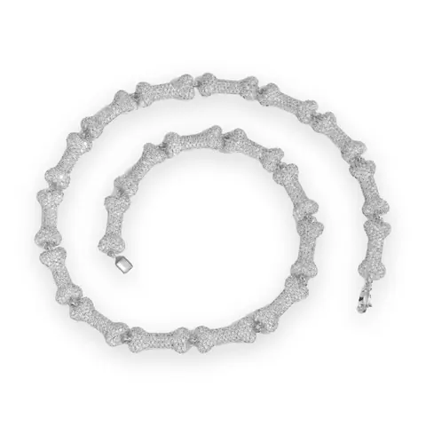 Iced Bone Link Chain