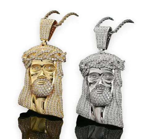 Polished Face Jesus Piece