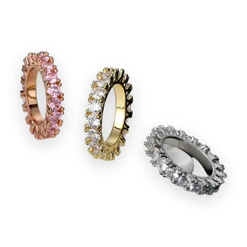 Slim Prong Eternity Band