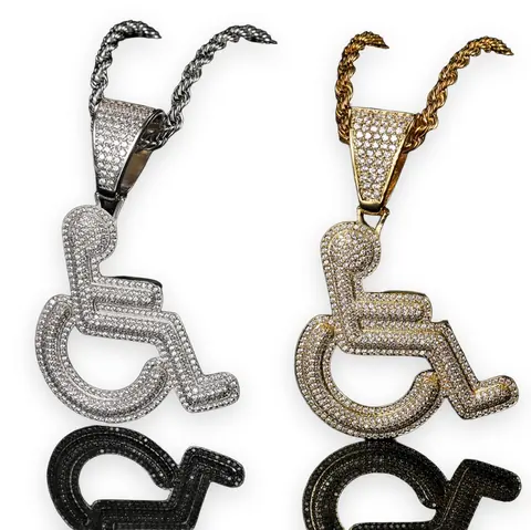 Wheelchair Symbol Pendant